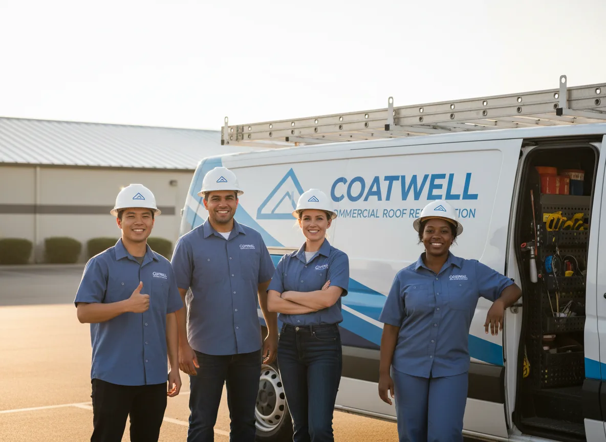 Commercial roof coating company in Fombell, PA